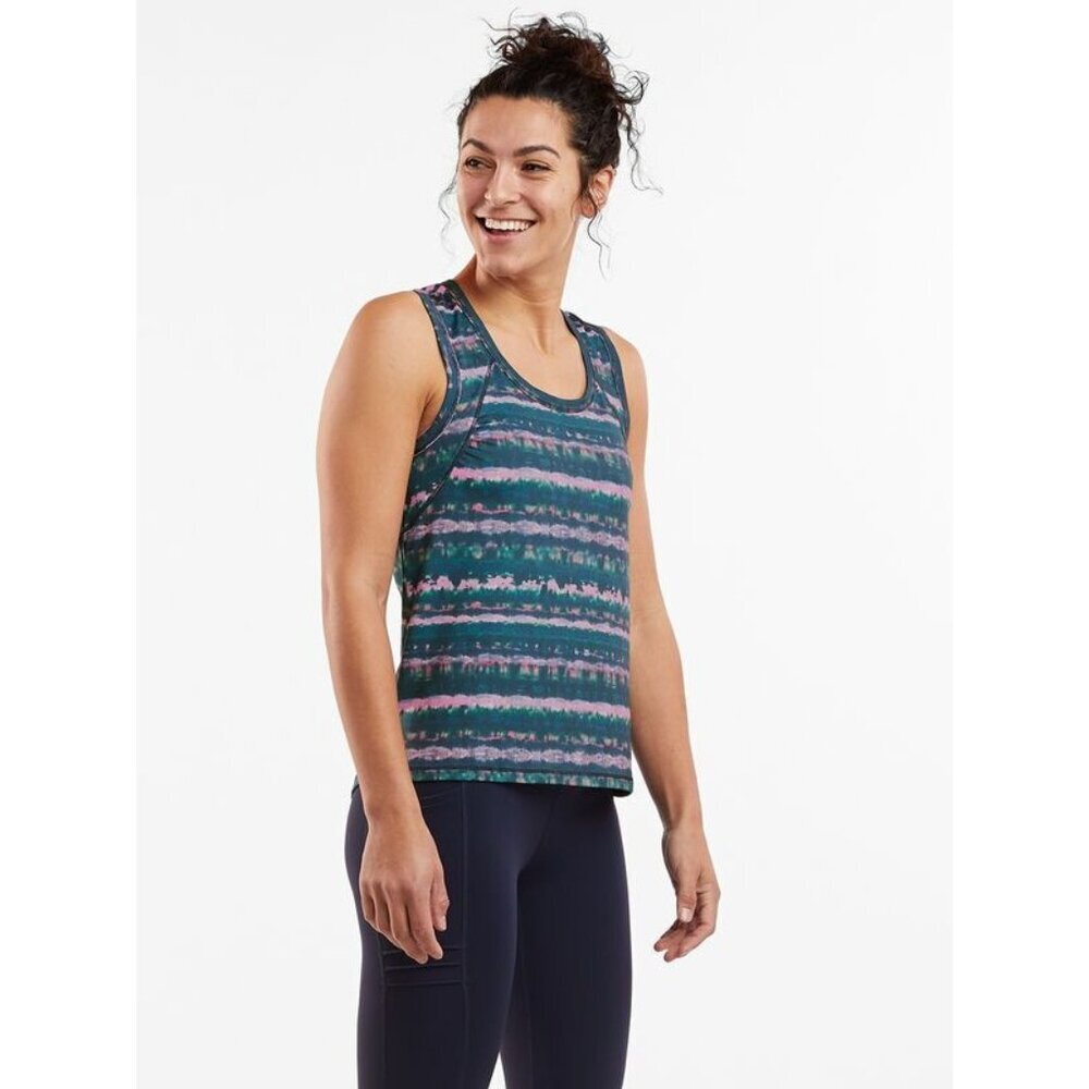 Title Nine Grace Racerback Tank Top Womens Sz UPF 40 Moisture Wicking Outdoors